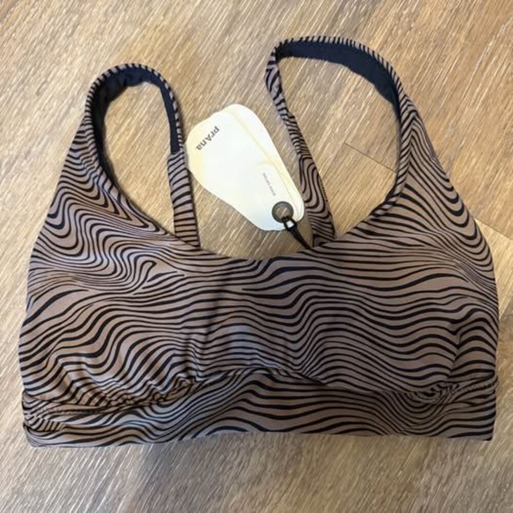 prAna Mallorca Black Wavee Bikini Top